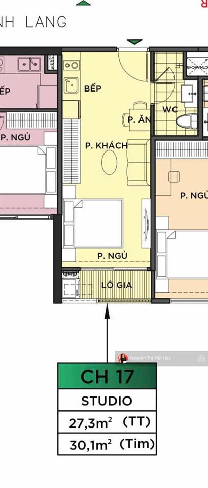 Nổi bật bán căn studio tòa p2 pavilion view nội khu và sân chơi siêu đẹp, rõ ràng ảnh thực