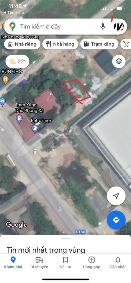 Siêu hot  bán lô đất tại cụm công nghiệp phùng xá, thạch thất, hà nội