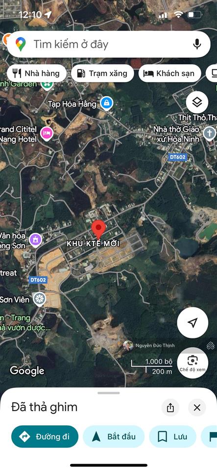 Bán đất tái định cư hòa ninh 2, đường 7,5m, dt 117 m2