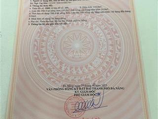 Bán lô đất mặt tiền trục chính khu tái định cư hoà ninh, dưới chân núi khu du lịch bà nà