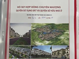 Chính chủ cần bán liền kề 100m rẻ nhất khu đô thị thanh hà