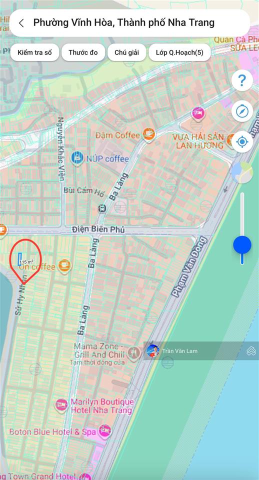 Bán lô đất hướng nam mặt tiền đường sử hy nhan, sát điện biên phủ vị trí đẹp, giá tốt