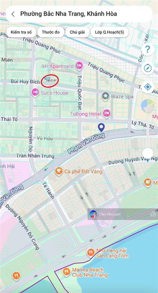 Cực hiếm lô đất ngang 5m, hướng đông khu đông mương hòn xện vị trí gần biển