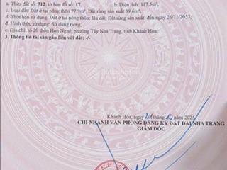 Bán đất hòn nghê vĩnh ngọc nha trang