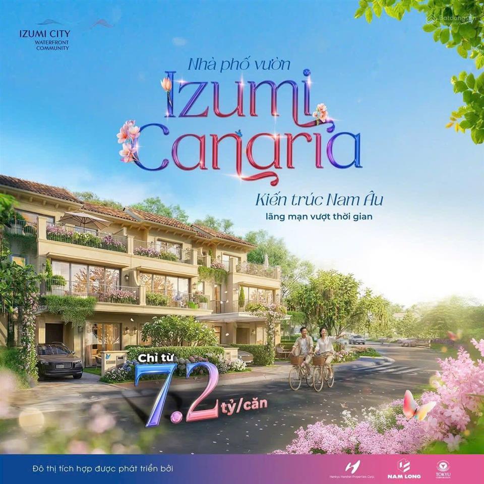 Sở hữu ngay nhà phố izumi canaria chỉ với 10% ký hđmb mua giá gốc cđt từ 7.9 tỷ