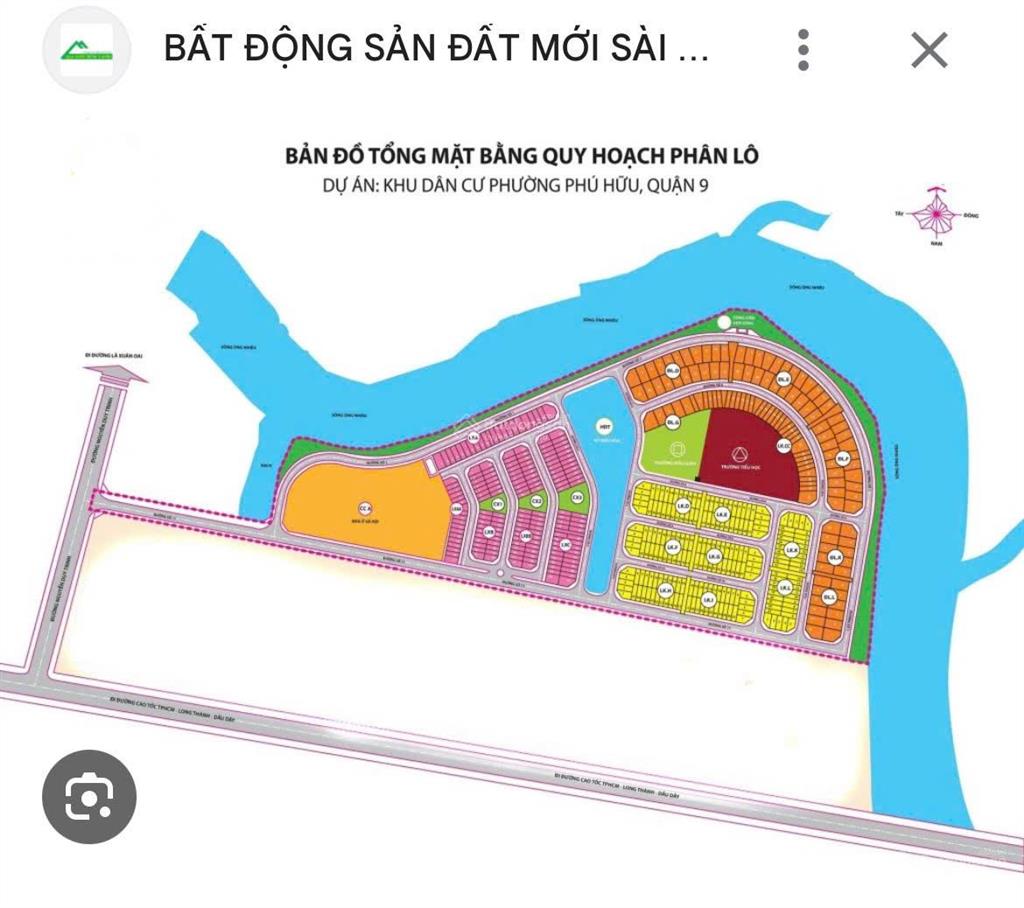 Đất nền dự án kdc tân cảng, phú hữu, giá chỉ từ 55tr/m2.  0906 602 ***