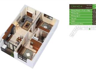 Bán gấp căn 2n 1wc tòa hh2 xuân mai dương nội hà đông