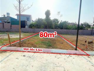 Bán lô đất bình yên, hoà lạc, gần công nghệ cao diện tích 80m2, mặt tiền 5,5m. giá nhỉnh 2,7 tỷ