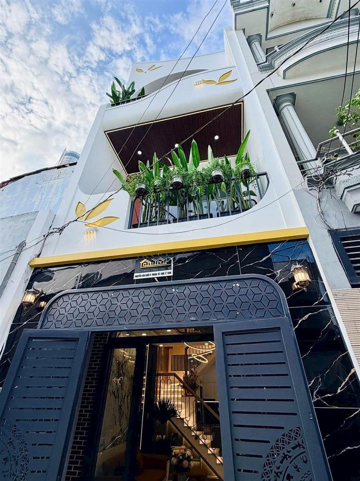 5 phòng ngủ  hẻm ô tô  nhà mới đón tết  3 tầng  đường nguyễn văn khối  tặng nội thất