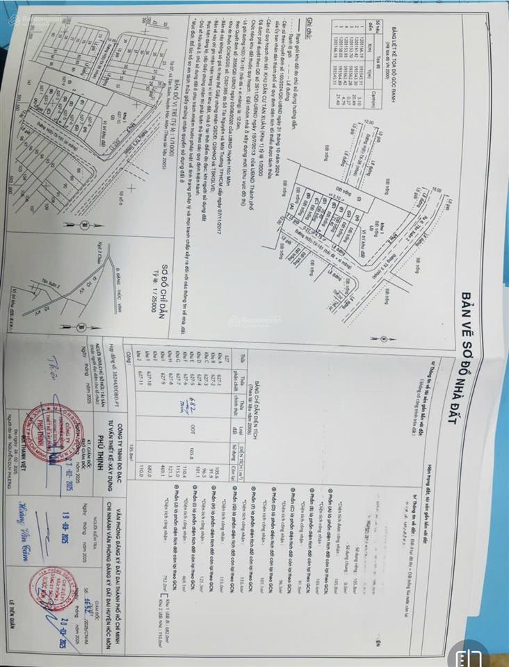 Bán 9 sổ mới tách đường tân xuân tô kí ấp mới 1 giá từ 5ty2 đến 5ty4