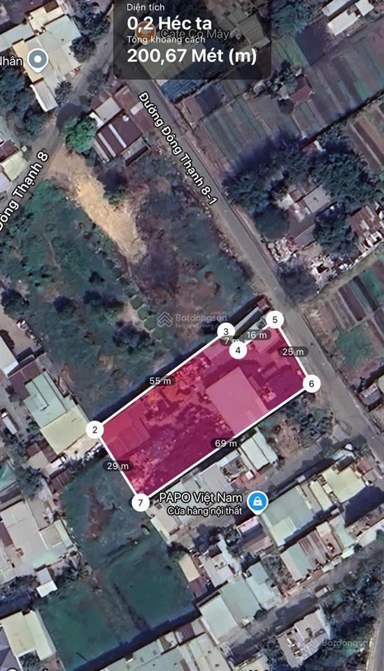 Bán xưởng 2000m2 giá 40 tỷ đường đông thạnh 8 hóc môn