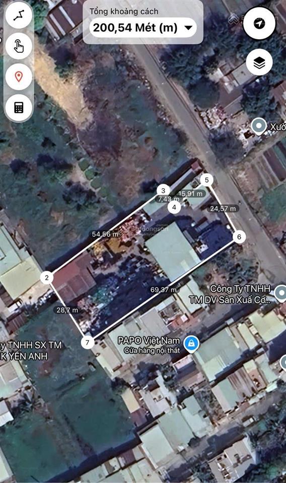 Bán xưởng 2000m2 giá 36 tỷ đường đông thạnh 8 hóc môn