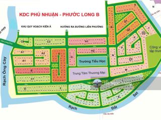 Chính chủ bán trục chính 659 dự án khu dân cư phú nhuận, p. phước long b