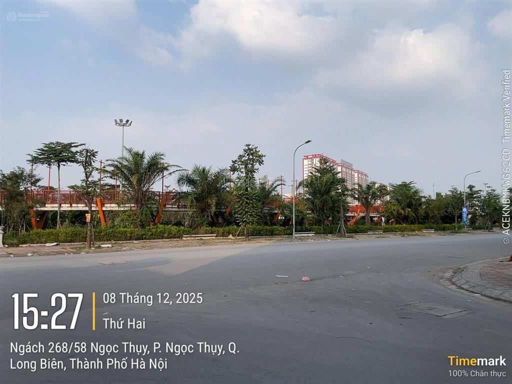 Cực hot 75m2 đất phân lô 3 mặt thoáng hồ ngọc thụy  giá đầu tư 26.6 tỷ!