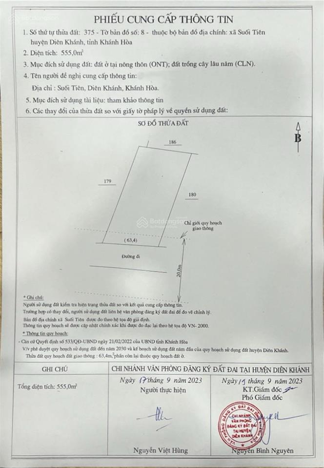 Bán biệt thự vườn suối tiên, diên khánh, có nhà yến thu nhập hàng tháng
