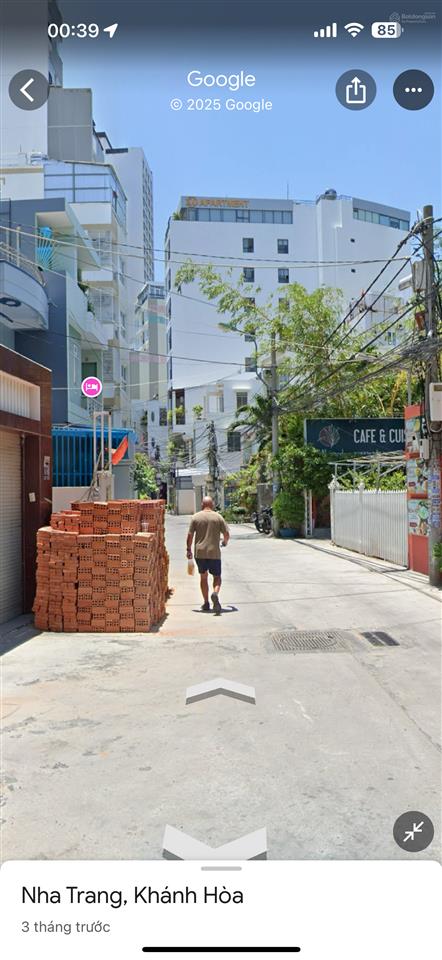 Bán đất xây toà căn hộ hẻm ô tô đường tuệ tĩnh, nha trang, 192m2. o977681668