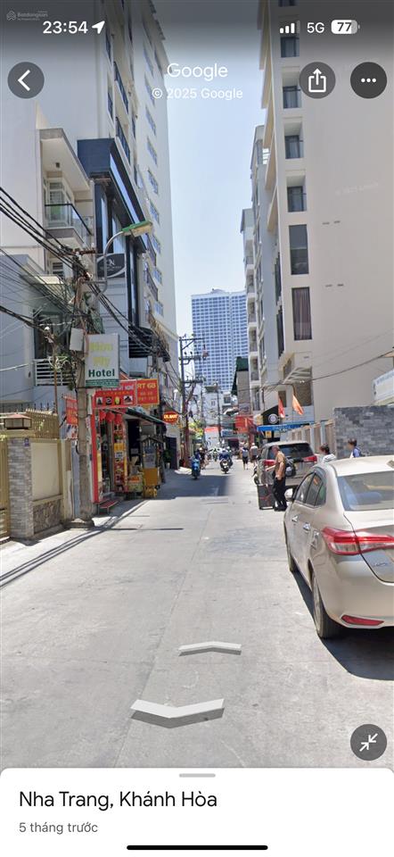 Bán đất hẻm ô tô đường hùng vương, nha trang, cách biển 300m 130m2 200tr/m2