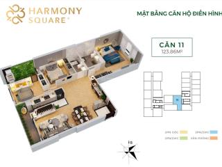 Bán gấp căn hộ cao cấp dự án harmony square  vị trí vàng trung tâm quận thanh xuân