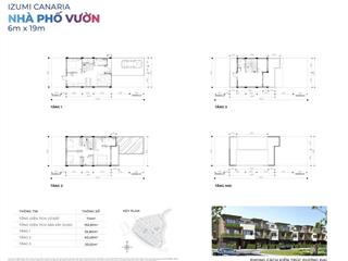 Nhà phố izumi city biên hoà chỉ 6,6 tỷ/căn. cđt nam long. giãn đến 11/2028. vay không trả gốc lãi