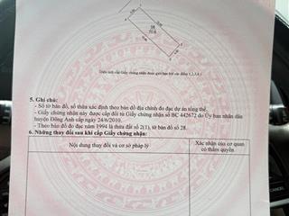 Hót. bán mảnh đất rất hiếm. thôn hội phụ  đông hội  đa  hn diện tích 70.6m2. mặt tiền 4.5m