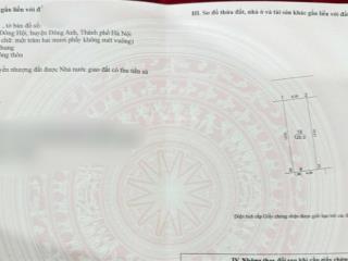 Bán đất giãn dân đông ngàn. (gần vin cổ loa). địa chỉ đông ngàn, xã đông anh (x. đông hội)