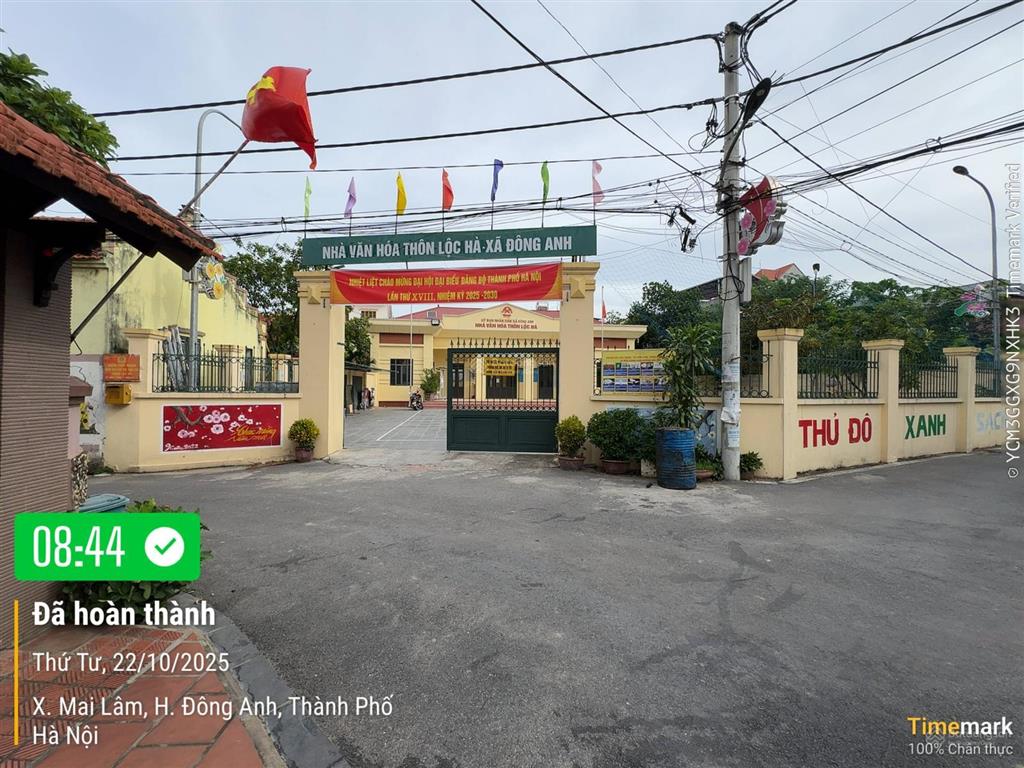 Bán gấp mảnh đất rất đẹp 2 mặt thoáng  tại lộc hà  xã đông anh (xã mai lâm cũ) dt 50.5m2
