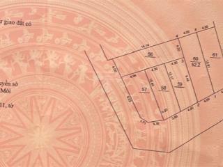 Chính chủ gửi bán gấp, xóm vang, xã đông anh, hà nội. diện tích 52.2m2, mặt tiền 4m