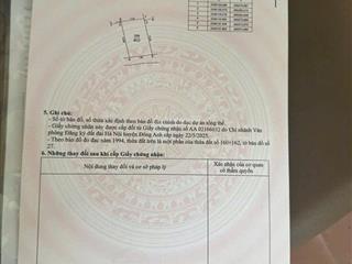 Bán nhanh mảnh đất giá rẻ nhất khu cổ loa ô tô ngủ trong đất gần cầu tứ liên