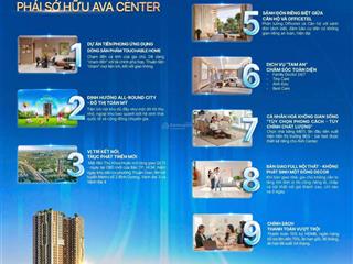 Bán ch 2pn2wc tại ava center, ngay metro, thanh toán 5 triệu/tháng đến nhận nhà, ls 0%, 0779 772 ***