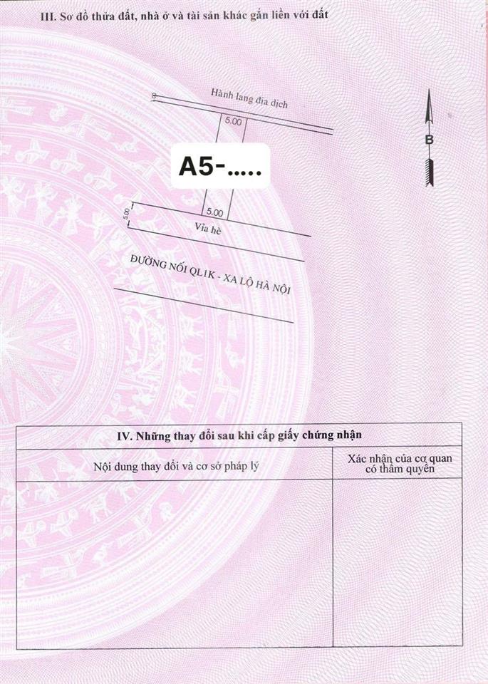 Chủ kẹt vốn ngân hàng nên cần bán gấp nền nhà phố trục chính d1  thống nhất, đường 32m bình nguyên