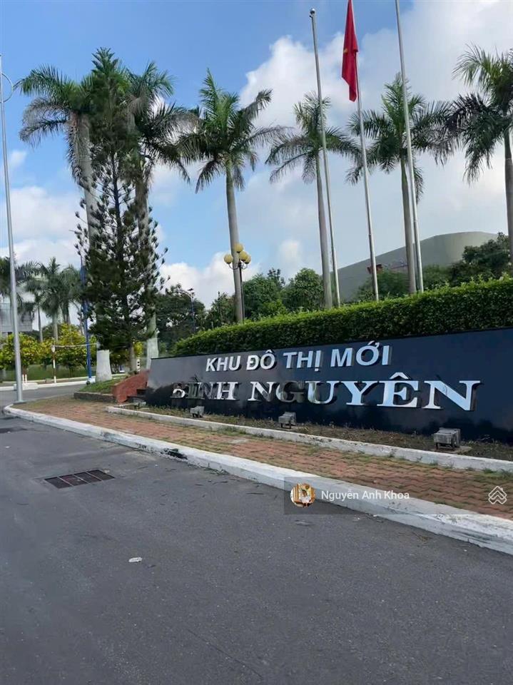 Cập nhật lô đất nền trục d2 khu đô thị bình nguyên, 100m2, hướng tây tứ trạch đối diện biệt thự
