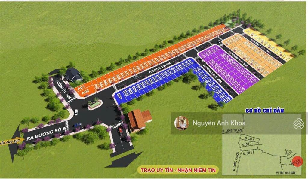 Cập nhật sản phẩm dự án đất đường số 8, nguyễn văn ngọc, long phước, tp hcm