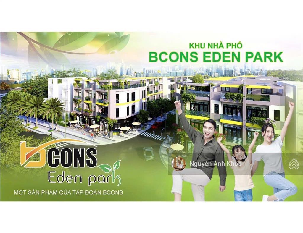 Bcons eden park nhà phố cực hiếm tại tp. hcm, sở hữu ngay chỉ với 1,2 tỷ đồng