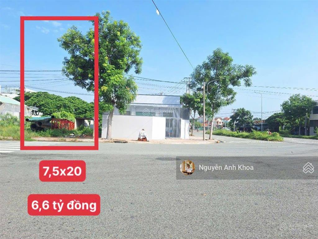 Chủ cần bán lô đất 150m2 trục d6 lớn nhất kdc châu thới, sát ql1a  vành đai 3