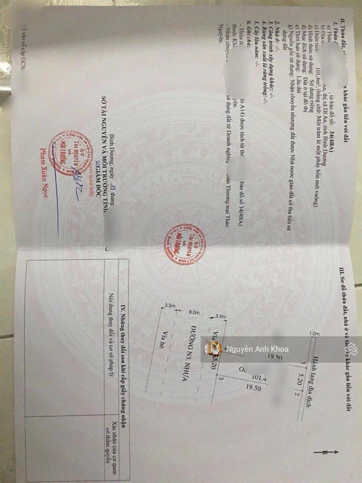 Cập nhật giỏ hàng chuyển nhượng khu đô thị bình nguyên các loại diện tích