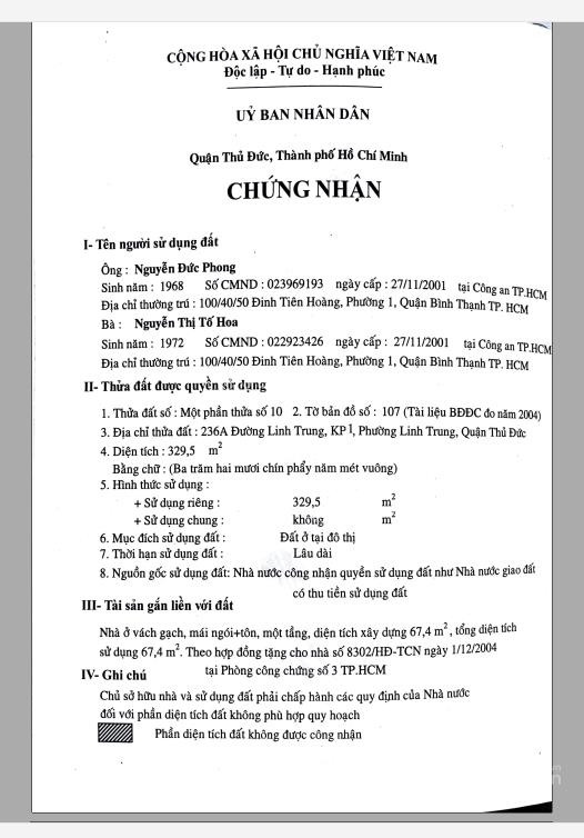 Bán đất mặt tiền linh trung, thủ đức, nga coca cola