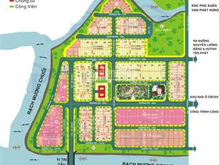 Bán đất nhà phố trục đường 25 kdc vạn hưng phú dãy i dt(120m2) giá 46tr/m2   0934 179 ***