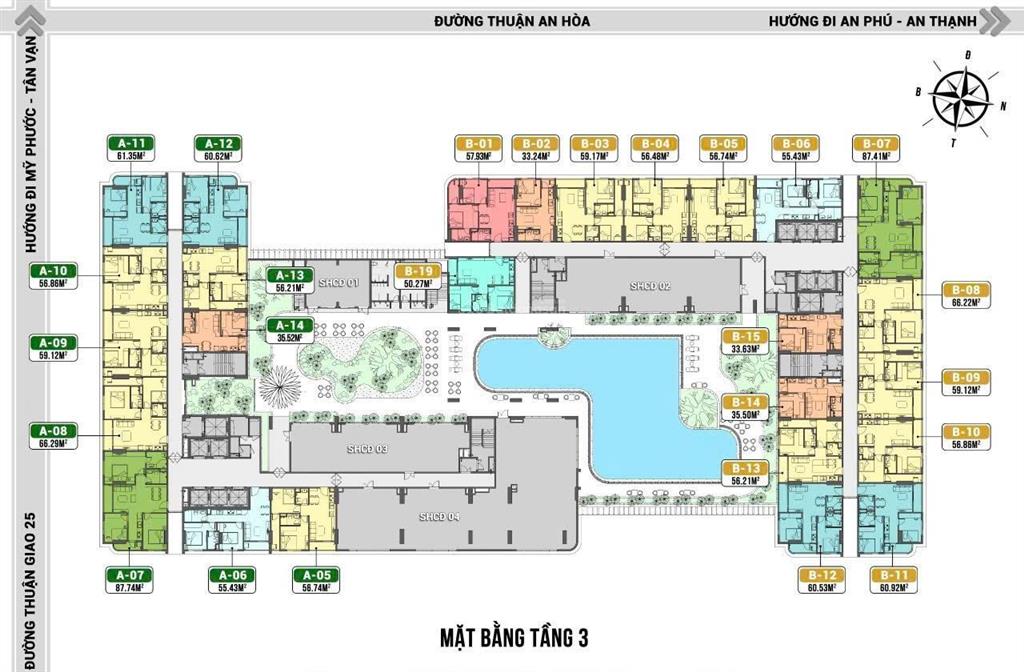 Bán căn hộ ben hill thuận an đầu tư siêu hiệu quả chỉ với 350 triệu nhận nhà ở ngay, không lãi suất
