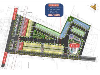 Cần tiền  bán shophouse 75m2 trục chính 30 mét tại khu đô thị đông dương green chỉ 1tỷ65tr  ngay