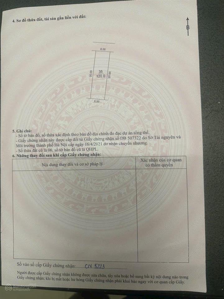 Bán đất đẹp giãn dân đình trung ở xuân nộn, 7,85 tỷ, 120m2, mặt tiền 6m