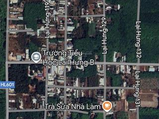 Bán lô đất mặt tiền đường lai hưng 23 bàu bàng bình dương