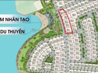 Bán nhanh chỉ 02 căn hàng siêu vip mặt hồ đồng chanh, bãi tắm, bến du thuyền cực đẹp. giá 2x tr/m2