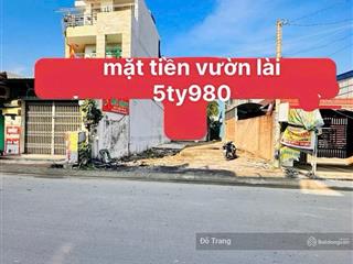 Đất mặt tiền gần chợ vườn lài tiện kinh doanh buôn bán