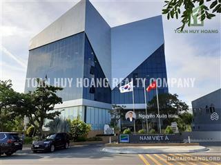 Bán đất đẹp đường lê hy cát dt 200m2 nam việt á  đường thông ra sông
