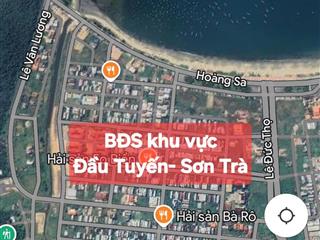 Cần bán đất biển đầu tuyến  sơn trà  góc 2mt vũ ngọc nhạ  cặp nguyễn đăng giai giá tốt