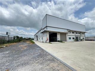 Cho thuê kho xưởng ngoài kcn bến lức, long an, khuôn viên 4.000m2, xưởng 2.200m2, pccc tự động