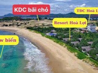 Đất đấu giá full thổ cư view biển cạnh resort hoà lợi  tx. sông cầu  chỉ 6tr/m2 dt 161m2