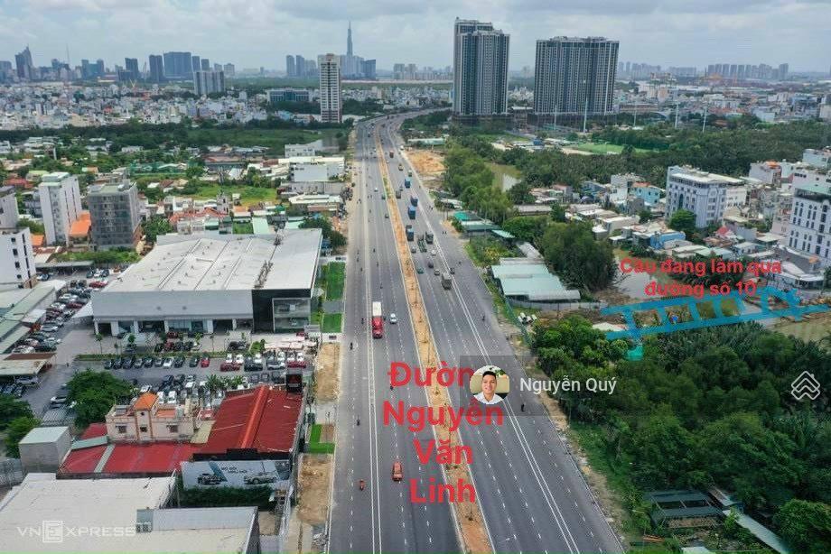 Cần tiền bán đất mặt tiền lý phục man bình thuận q. 7 dt (6x28), xd hầm + 7t, đón cầu thủ thiêm 4