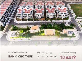 Giỏ hàng chuyển nhượng biệt thự song lập dự án t&t city millennia, long hậu  giá bán từ 7.8 tỷ