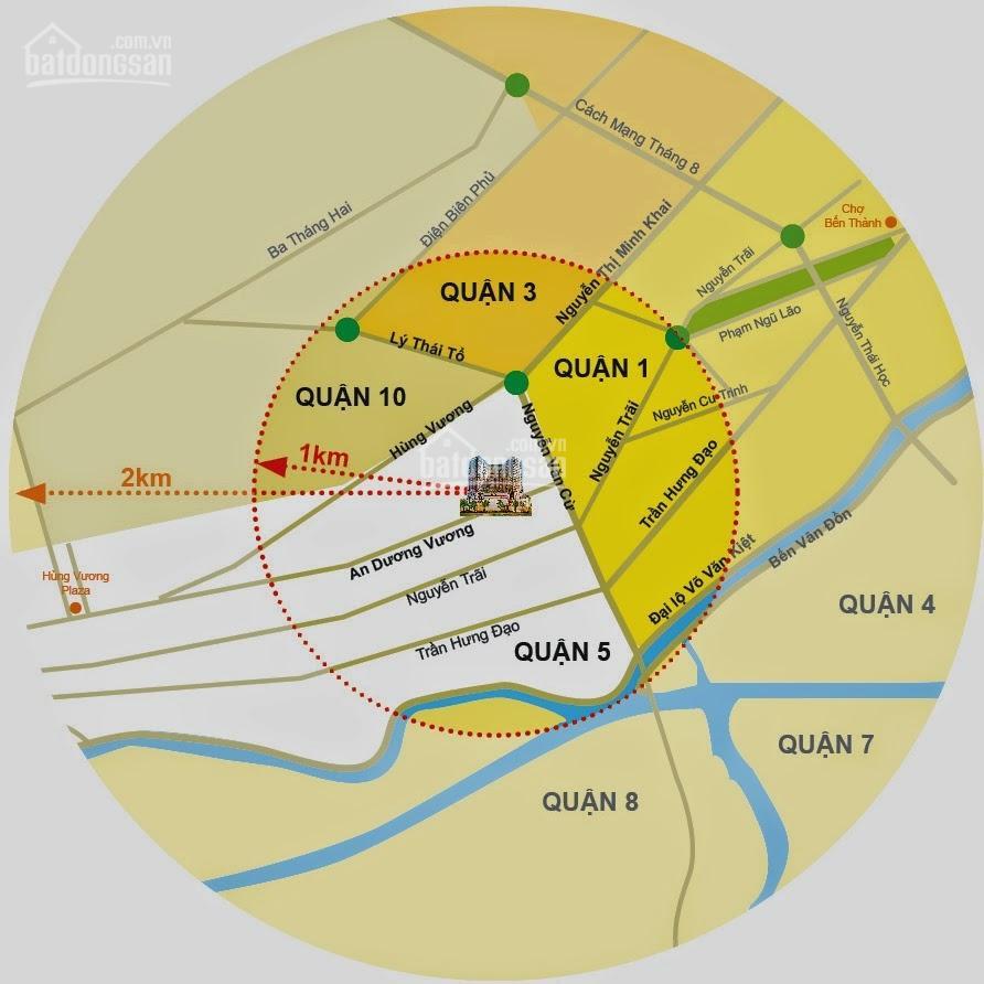 Cho thuê officetel 36m2. tại everrich quận 5 liền kề q1 q3 q6 q10. giá 10 triệu.  0912 607 ***